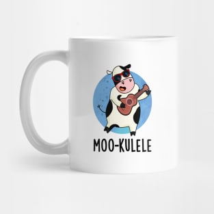 Mookelele Cute Ukelele Cow Pun Mug